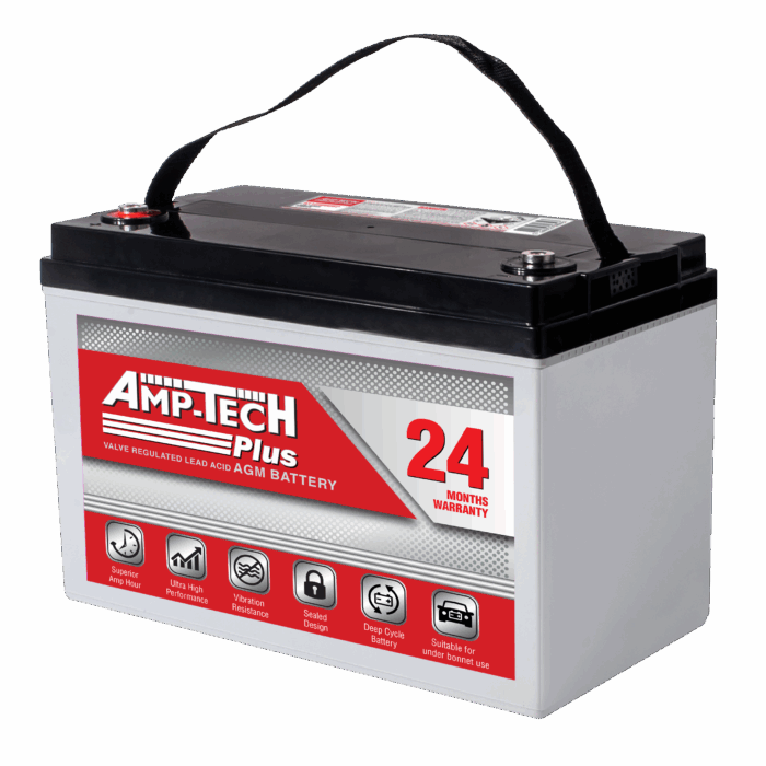 AMP-TECH AT121000DSP VRLA AGM